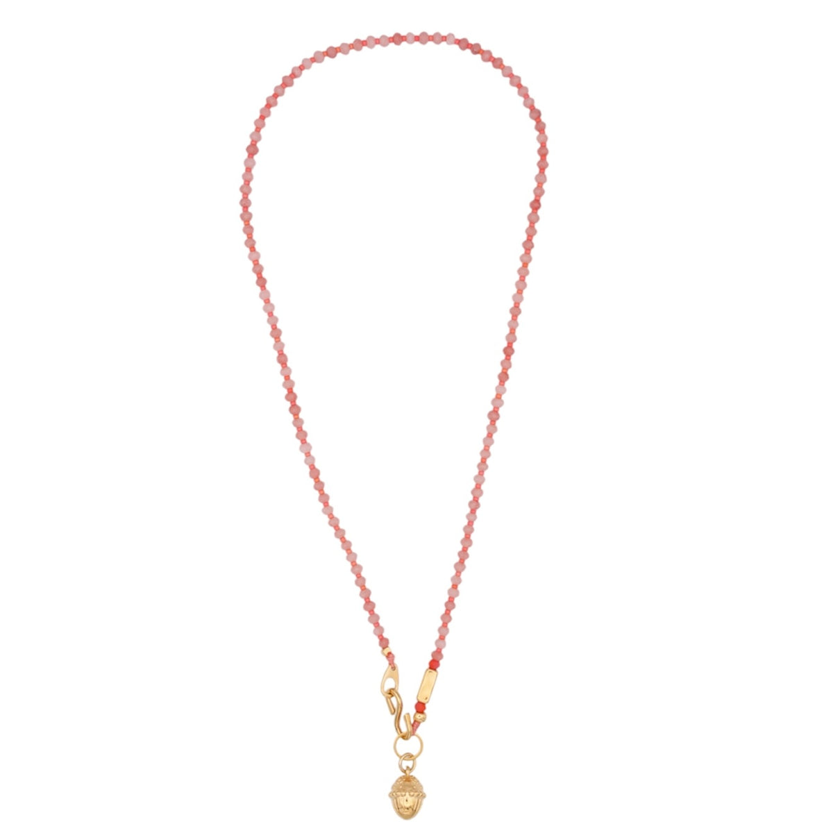 ACORN Gemstone Necklace – Handmade Nature-Inspired Boho Jewelry