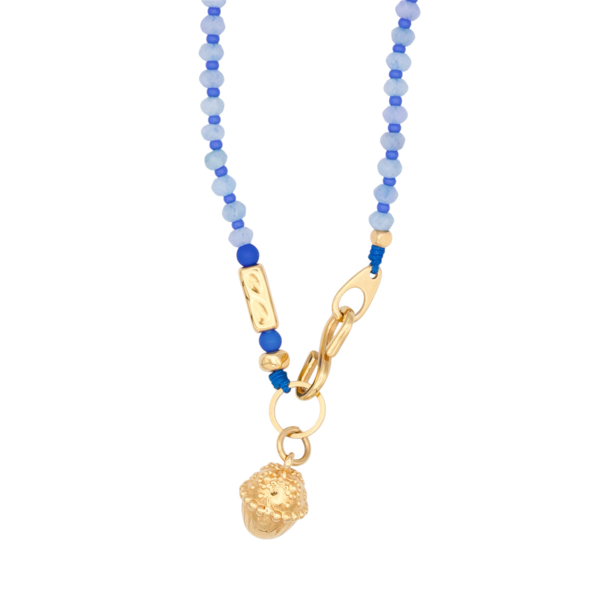 ACORN Gemstone Necklace – Handmade Nature-Inspired Boho Jewelry